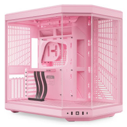 HYTE skříň Y70 Strawberry Milk levé a přední sklo Riser PCIe 4.0 bez zdroje 1x USB-C 2x USB-A