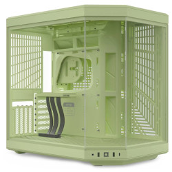 HYTE skříň Y70 Matcha Milk levé a přední sklo Riser PCIe 4.0 bez zdroje 1x USB-C 2x USB-A