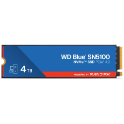 WD BLUE SSD NVMe 4TB WDS400T5B0E PCIe SN5100, Gen4, (R:6900, W:6700MB s)