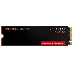 WD BLACK SSD NVMe M.2 8TB PCIe SN8100, PCIe Gen5, (R:14900, W:13200MB s)