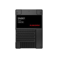 SanDisk SN861 - SSD - Enterprise - šifrovaný - 15.36 TB - interní - 2.5" - U.2 PCIe 5.0 x4 (NVMe) - TCG Opal Encryption