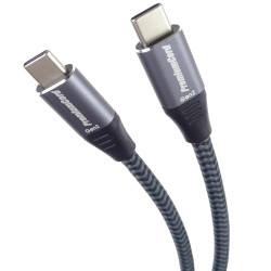 PremiumCord USB-C kabel ( USB 3.2 GEN 2x2, 5A, 100W, 10Gbit s ) černý 5m