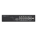 LANCOM GS-2412P - Prepínac - rízený - 8 x 10 100 1000 (PoE+) + 2 x 1 Gigabit SFP + 2 x 10 100 1000 - Lze montovat do rozvadece - PoE+ (130 W)