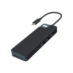 HyperDrive Flex 8 Port USB-C Hub Black