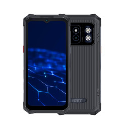 iGET T2 8 + 256 Black - odolný mobilní telefon