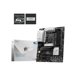 MSI MB Sc LGA1700 PRO B760-P II, Intel B760, 4xDDR5, 1xDP, 1xHDMI, ATX