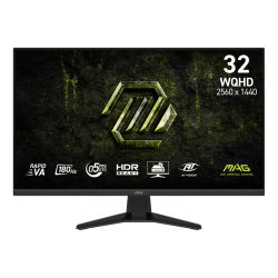 MSI Gaming monitor MAG 325QF E18V 31,5" Rapid VA 2560x1440 (WQHD) 180Hz 0,5ms 2xHDMI DP černá
