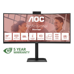 AOC CU34E4CW 34" VA wQHD 120Hz 4ms Černá 5R