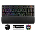 ASUS KB ROG STRIX SCOPE II 96 WIRELESS (ROG SNOW PBT), mechanická, bezdrátová, BT, USB-A, US