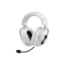 Logitech G Pro X 2 - Náhlavní souprava - plná velikost - Bluetooth LIGHTSPEED - bezdrátový, kabelové - 3.5 mm jack - izolace zvuku - bílá