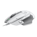 Logitech G G502 X - Myš - optický - kabelové - USB - bílá