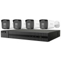 HiLook Powered by HIKVISION Smart Hybrid Light KIT 6Mpx Bullet 2TB 1x NVR-108MH-C 8P 4x IPC-B160HA-LUF