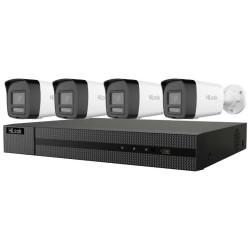 HiLook Powered by HIKVISION Smart Hybrid Light KIT 6Mpx Bullet 2TB 1x NVR-108MH-C 8P 4x IPC-B160HA-LUF