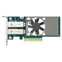 QNAP QXG-25G2SF-BCM Dual port per 25GbE Network adapter; 2 x SFP28; Broadcom 57504 controller
