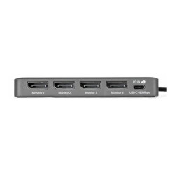 Startech - Dokovací stanice - USB-C Displayport - 4 x DP - kompatibilní s TAA