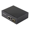 Startech Industrial Fiber to Ethernet Media Converter, 1Gbps SFP to RJ45 Cat6, Singlemode Multimode Optical Fiber to Copper Gigabit Eternet Network, 12-56V DC, IP-30 -40 to +75C - Fiber Media Converter (IMC1GSFP) - Konvertor médií s optickými vlákny - 1GbE - 1000Base-SX, 1000Base-T - RJ-45 SFP (mini-GBIC)