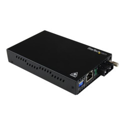 Startech Multimode (MM) SC Fiber Media Converter for 1Gbe Network - 550m Range - Gigabit Ethernet -Remote Monitoring - 850nm (ET91000SC2) - Konvertor médií s optickými vlákny - 1GbE - 1000Base-LX, 1000Base-SX, 1000Base-T - RJ-45 SC nekolik režimu - až 550 m - 850 nm - pro P N: ETCHS2U, SVA12M2NEUA, SVA12M5NA