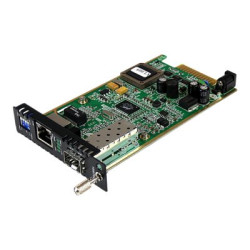 Startech Gigabit Ethernet Fiber Media Converter Card Module w Open SFP Slot - Fiber to Ethernet Converter - Ethernet Media Converter (ET91000SFP2C) - Konvertor médií s optickými vlákny - 1GbE - 1000Base-TX - RJ-45 SFP (mini-GBIC) - pro P N: ET10GSFP, GLCSXMMRGDST, J4858C10PKST, J4858CST