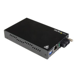 Startech Gigabit Ethernet Single Mode Fiber Media Converter SC 40 km - 1000 Mbps (ET91000SM402) - Konvertor médií s optickými vlákny - 1GbE - 1000Base-LX, 1000Base-SX, 1000Base-T - RJ-45 jednoduchý režim SC - až 40 km - 1310 nm - pro P N: ETCHS2U, SVA12M2NEUA, SVA12M5NA