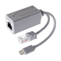 XtendLan XL-POES-5VUM, PoE splitter 802.3af, 100Mb, stabilizovaných 5V 2,4A, výstup micro USB