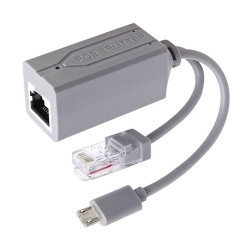 XtendLan XL-POES-5VUM, PoE splitter 802.3af, 100Mb, stabilizovaných 5V 2,4A, výstup micro USB