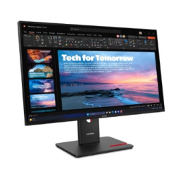 Lenovo LCD T27QD-40 27" IPS 2560x1440 6ms 350 cd m2 1500:1 Repro HDMI 2xDP 3xUSB-A 3xUSB-C RJ45 Pivot Tilt VESA černá