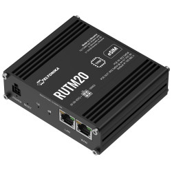 Teltonika RUTM20 průmyslový router 1x LAN, 1x WAN, 1× PoE IN, 1x PoE OUT, 5G Telit global, Dual SIM + eSIM, WiFi 5