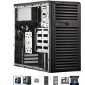 SUPERMICRO TW server AS-3015A-I, EPYC Raphael 4244P CPU, 2x 16GB DDR5-5600, 2x SSD M.2 NVMe PCIe4 96