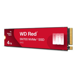 WD RED SSD NVMe 4TB PCIe SN700 Powered by SanDisk, Geb3 8GB s, (R:3400 W:3100 MB s) TBW 5100