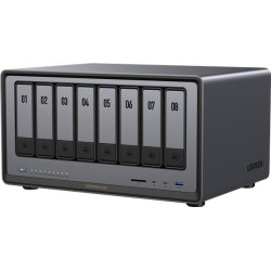 UGREEN NASync DXP8800 Plus (10C i5-1235U 4,4GHz 8GBRAM 8xSATA 2xM.2 2x10GbE 1xPCIe 2xTB 2xUSB2.0 2xUSB3.2 HDMI SD)