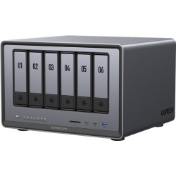 UGREEN NASync DXP6800 Pro (10C i5-1235U 4,4GHz 8GBRAM 6xSATA 2xM.2 2x10GbE 1xPCIe 2xTB 2xUSB2.0 2xUSB3.2 HDMI SD)