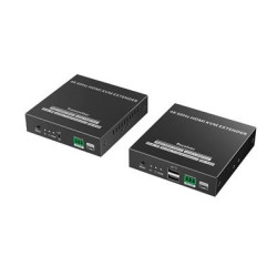 PremiumCord 4K@60Hz HDMI KVM extender na 120m přes LAN, over IP
