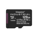 KINGSTON 128GB microSDXC Industrial C10 A1 pSLC Card Single Pack w o Adapter