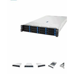 ASUS RS720A 2U Server 2XSP5,24x DDR5 ECC. 12xHS HDD ,10G,12NVMe OCP,IPMI