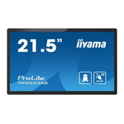 iiyama ProLite TW2223AS-B3P - Android PC - dotykový panel PC 1 RK3399 - RAM 2 GB - SSD - eMMC 16 GB - Cortex-A72 + A53 - Bluetooth 5.2, Gigabit Ethernet - Android 12 - monitor: LED 21.5" 1920 x 1080 (Full HD) dotykový displej - cerná, matná