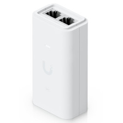 Ubiquiti POE-24-12W-G-WH - Gigabit PoE injektor 24V 0,5A (12W), včetně napájecího kabelu, bílý