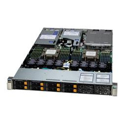 SUPERMICRO 1U Supermicro assembled server based on AS-1125HS-TNR, 2x Genoa 9124 CPU, 16x 16GB DDR5-5600, 2x SSD 2.5" NV