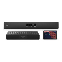 Cisco Webex Room Kit Pro G2 - Souprava pro video konference (Cisco Webex Codec Pro G2, Cisco Webex Quad Camera, Cisco Webex Room Navigator) - Certifikováno pro Microsoft Teams Rooms - uhlíková cern - power adapter included