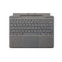 Microsoft Surface Pro Keyboard - Klávesnice - s trackpad, akcelerometr, zásobník pro nabíjení a skladování Surface Slim Pen 2 - QWERTY - Mezinárodní angličtina - platina - pro Microsoft Surface Pro 8, Pro 8 for Business, Pro 9, Pro 9 for Business, Pro 10 for Business, Pro (11th Edition), Pro for Business (11th Edition)