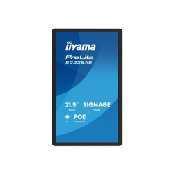 iiyama ProLite S2225AS-B1P - 22" Trída úhloprícky (21.5" zobrazitelný) displej LCD plochý panel - digital signage - s vestavený prehrávac médií SoC - Android - 1080p 1920 x 1080 - matná, cerná