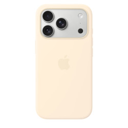 iPhone 17 Pro Silicone Case with MS – Vanilla SK