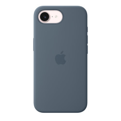 iPhone 17e Silicone Case with MS –Anchor Blue SK