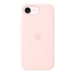 iPhone 17e Silicone Case with MS – Soft Pink SK