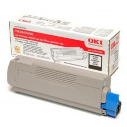 Toner OKI C5800, 5900, black, 43324424 - poškození obalu B (viz. popis)