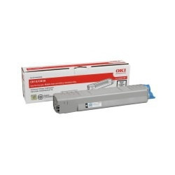 OKI originální toner 44059107, cyan - poškození obalu B (viz. popis)
