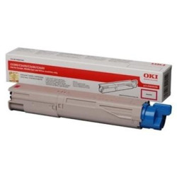 Toner OKI magenta, 43459330 - poškození obalu B (viz. popis)