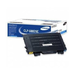 Toner Samsung CLP-500, N, 550, N, cyan, CLP-500D5C - poškození obalu B (viz. popis)