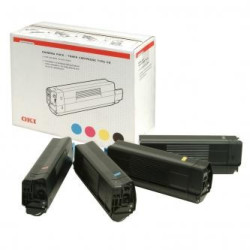 Toner OKI C5100, 5200, 5300, 5400, CMYK, 42403002 - poškození obalu D (viz. popis)