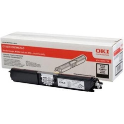 Toner OKI C110 130n MC160, black, 44250724 - poškození obalu D (viz. popis)
