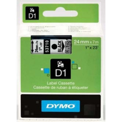 Páska do tiskárny štítků DYMO, 53710, S0720920, 24mm, 7m, černý tisk průhledný podklad, D1